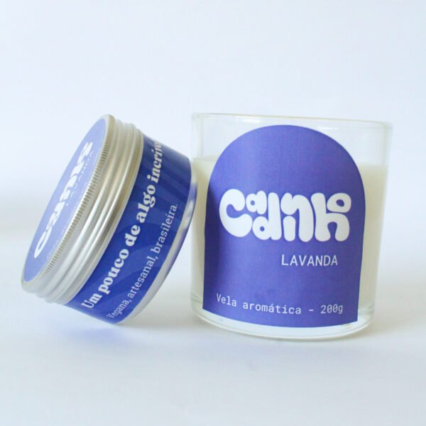 Copo de 200 gramas - Vela de Lavanda Cadinho | Velas Aromáticas